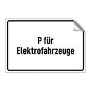 P für Elektrofahrzeuge