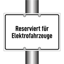 Reserviert für Elektrofahrzeuge