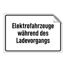 Elektrofahrzeuge während des Ladevorgangs