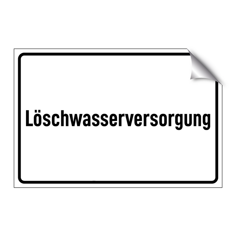 Löschwasserversorgung