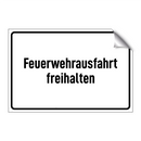 Feuerwehrausfahrt freihalten