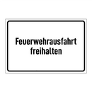 Feuerwehrausfahrt freihalten