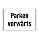 Parken vorwärts