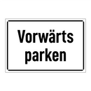 Vorwärts parken