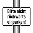 Bitte nicht rückwärts einparken!