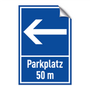 Parkplatz 50 m