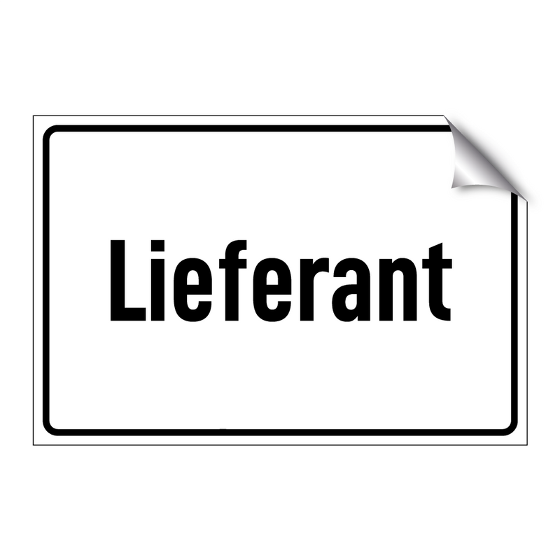 Lieferant
