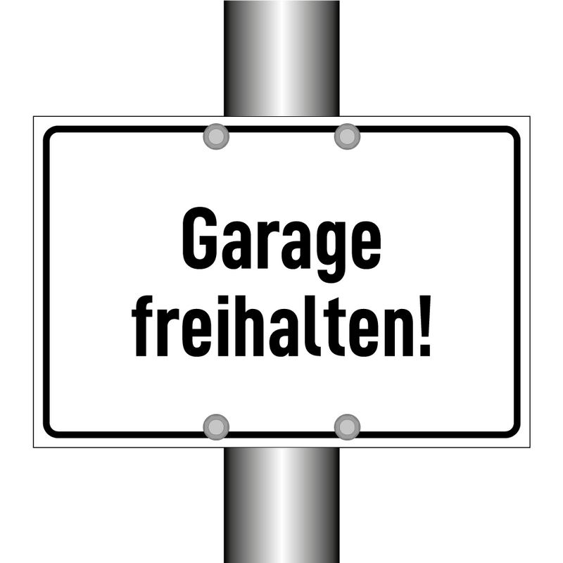 Garage freihalten!