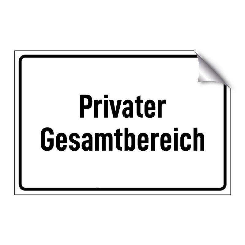 Privater Gesamtbereich