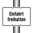 Einfahrt freihalten