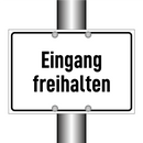 Eingang freihalten