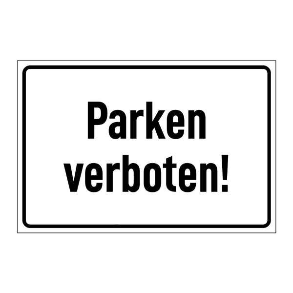Parken verboten!