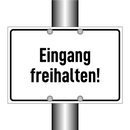 Eingang freihalten!
