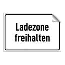 Ladezone freihalten