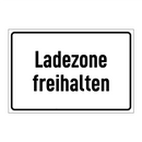 Ladezone freihalten
