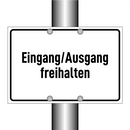 Eingang/Ausgang freihalten