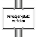 Privatparkplatz verboten