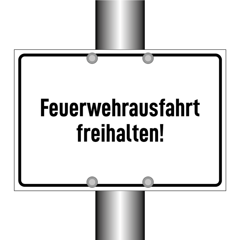 Feuerwehrausfahrt freihalten!