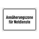 Annäherungszone für Notdienste
