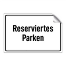 Reserviertes Parken