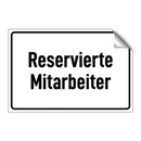 Reservierte Mitarbeiter
