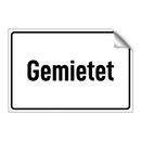 Gemietet