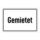 Gemietet