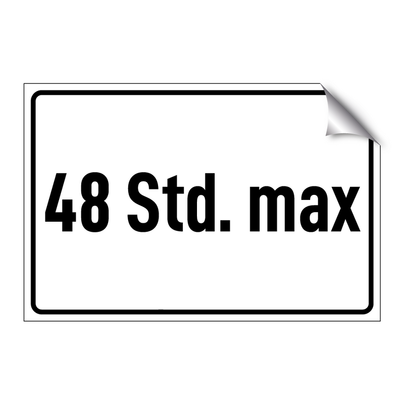 48 Std. max