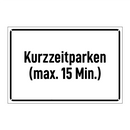 Kurzzeitparken (max. 15 Min.)