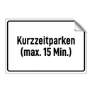 Kurzzeitparken (max. 15 Min.)