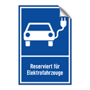 Reserviert für Elektrofahrzeuge