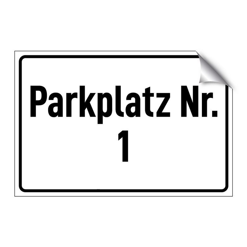 Parkplatz Nr. 1