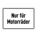 Nur für Motorräder