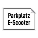 Parkplatz E-Scooter