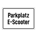 Parkplatz E-Scooter