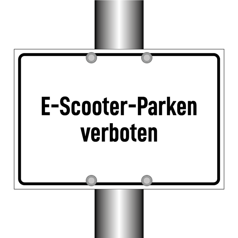 E-Scooter-Parken verboten