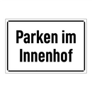 Parken im Innenhof