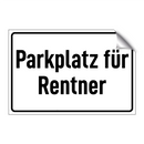 Parkplatz für Rentner