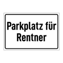 Parkplatz für Rentner