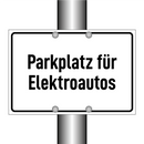 Parkplatz für Elektroautos