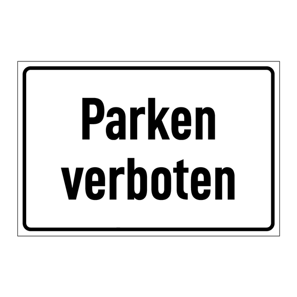 Parken verboten