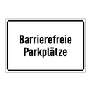Barrierefreie Parkplätze