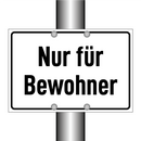 Nur für Bewohner