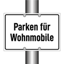 Parken für Wohnmobile