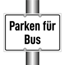 Parken für Bus