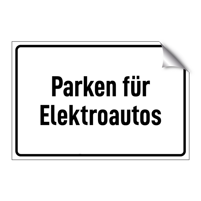 Parken für Elektroautos