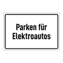 Parken für Elektroautos