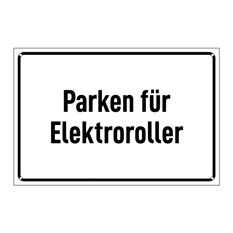 Parken für Elektroroller