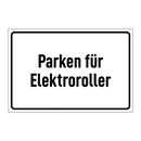 Parken für Elektroroller