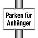 Parken für Anhänger